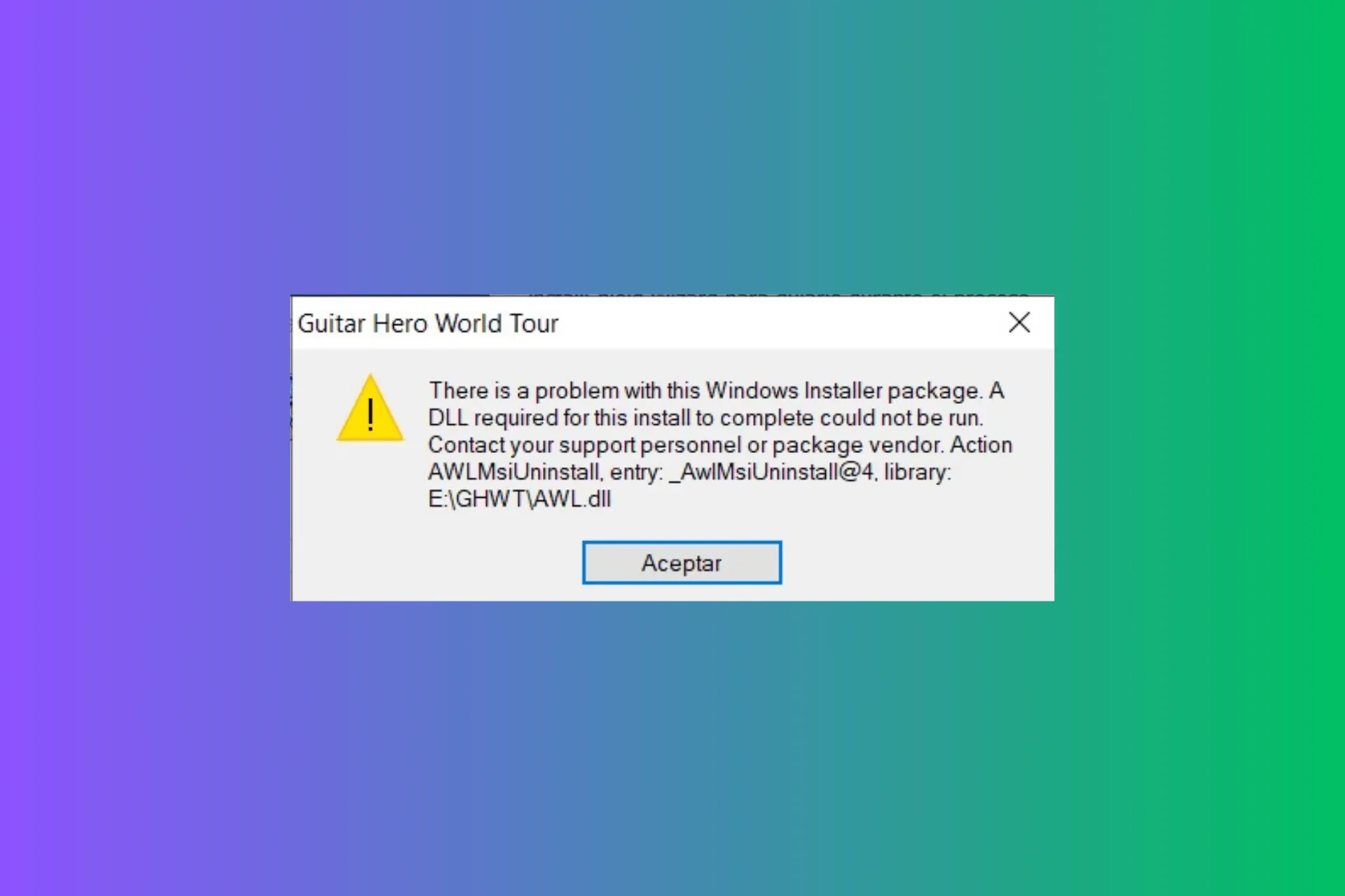AWL.DLL не найден: как исправить?