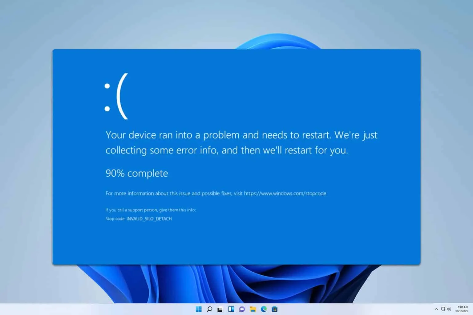 INVALID_SILO_DETACH 0x000001CB: как исправить этот BSOD